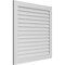 Ekena Millwork Vertical Surface Mount PVC Gable Vent: Non-Functional, w/3-1/2"W x 1"H, Standard Frame, 42"W x 42"H GVPVE42X4201SN - alternate 2